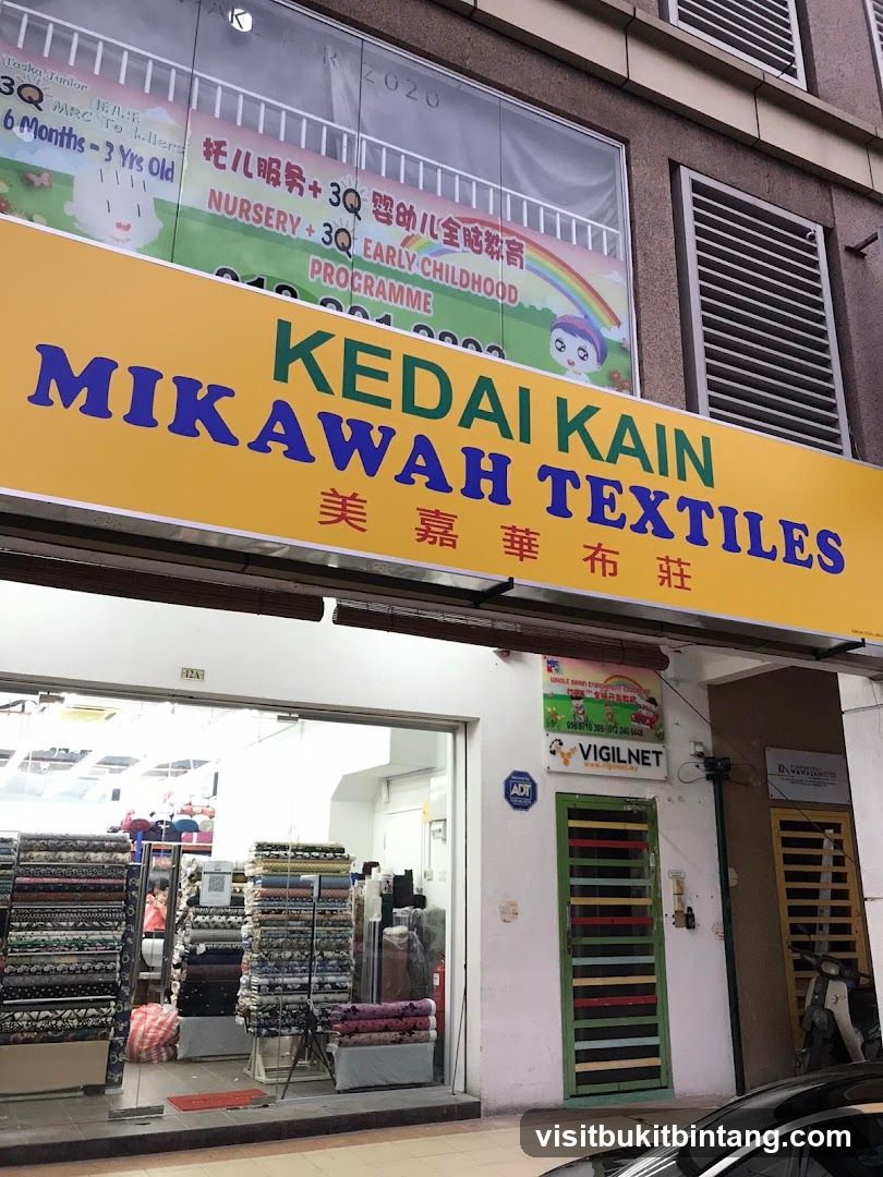 Mikawah Textiles, Kedai Kain Mikawah (Wholesale & Retail Textiles Korea)