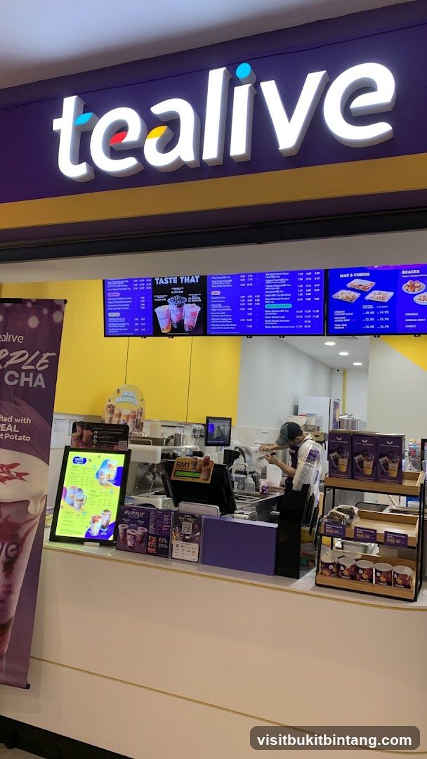 Tealive Store Counter