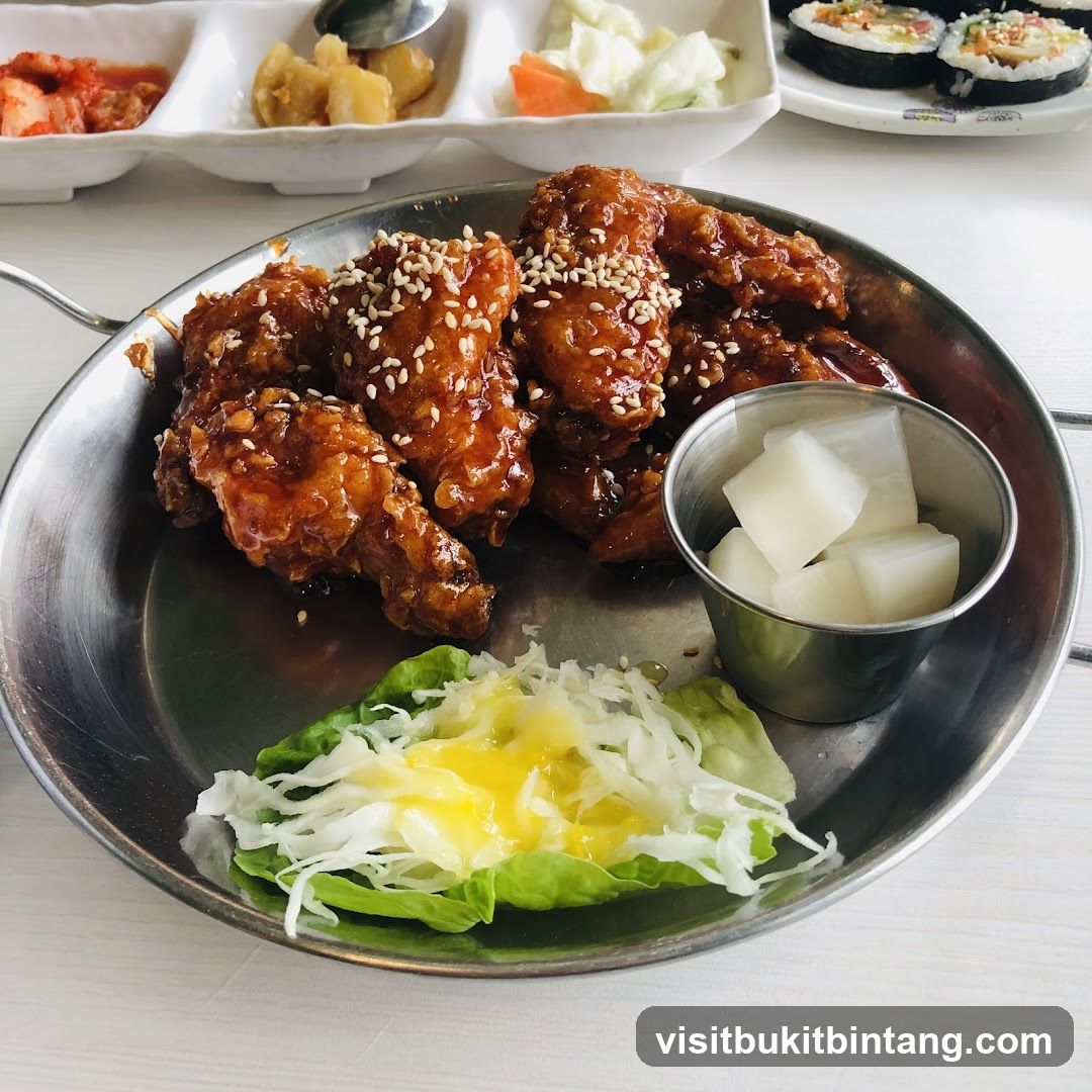Korean Fried Chicken with Sides