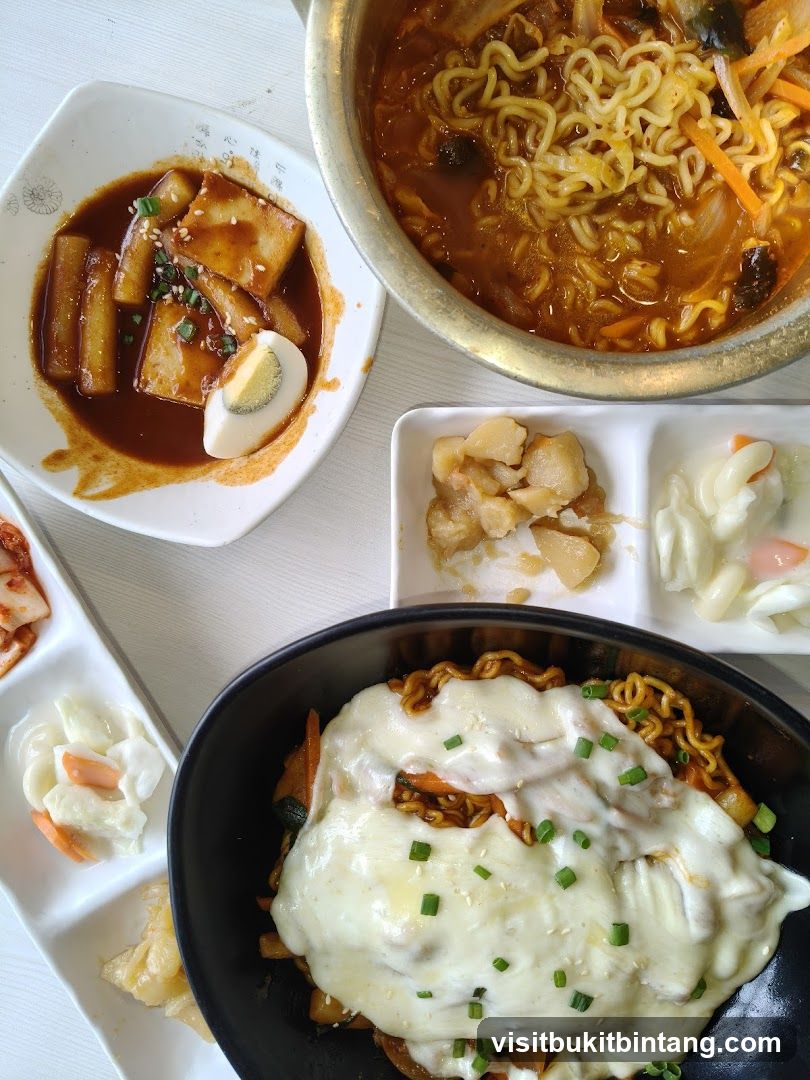 Korean Food Spread