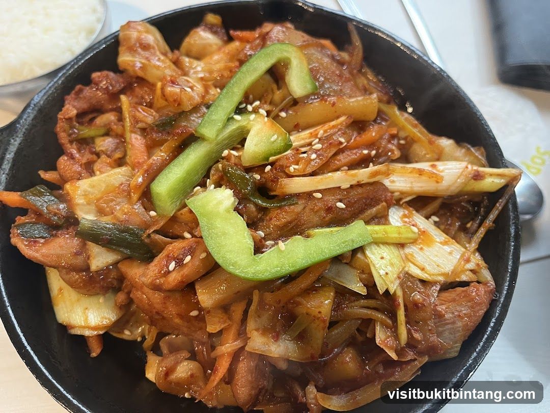 Spicy Stir-Fried Dish with Rice
