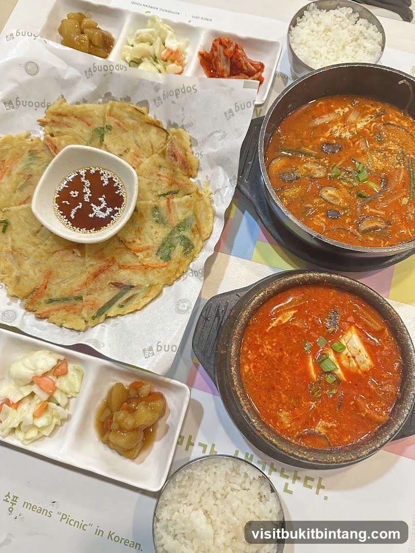 Korean Food Spread