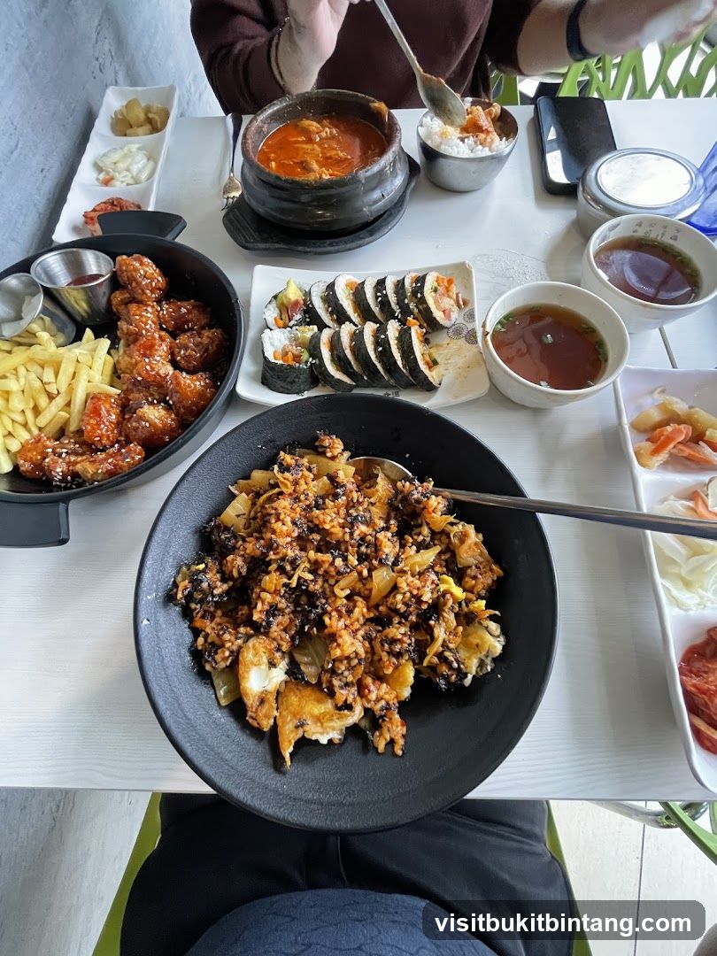 Korean Food Spread