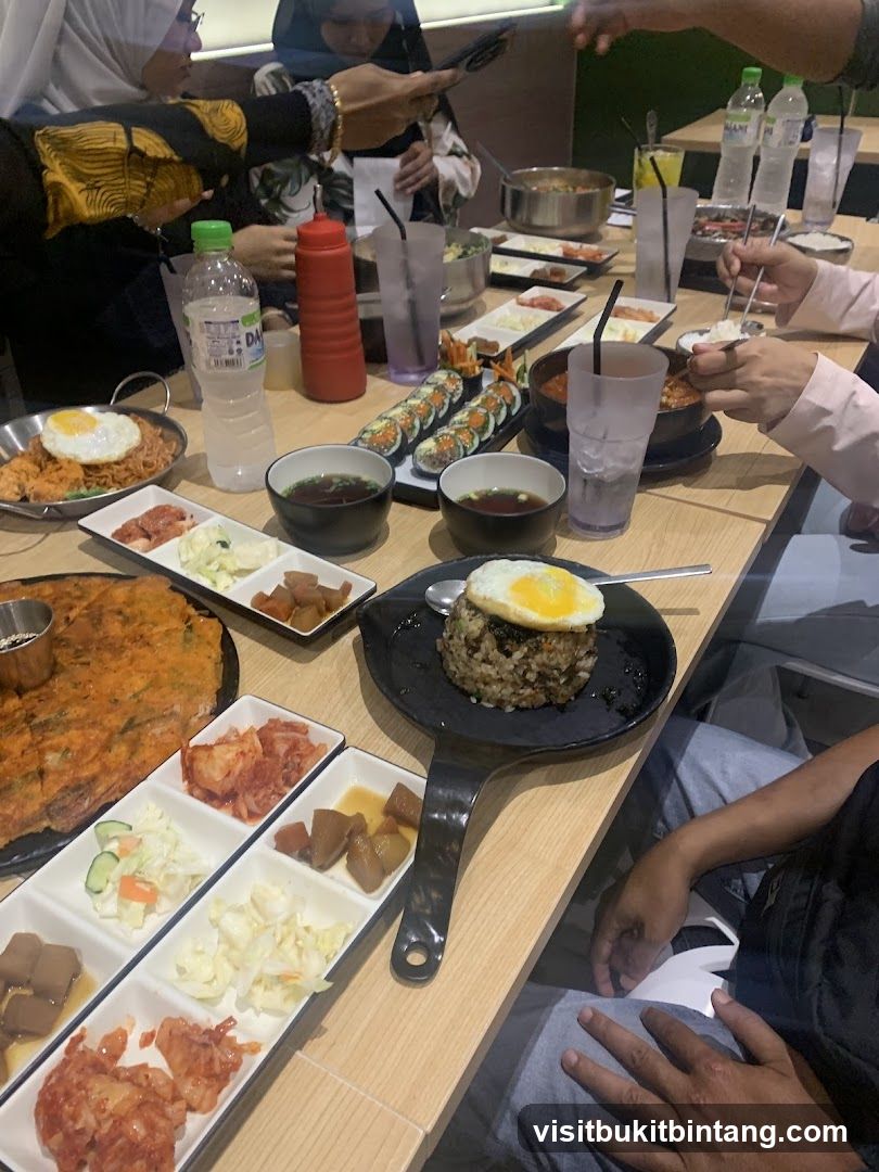 Korean Food Spread