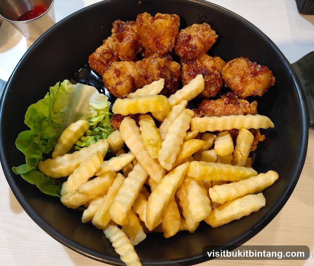 Fried Chicken and Fries
