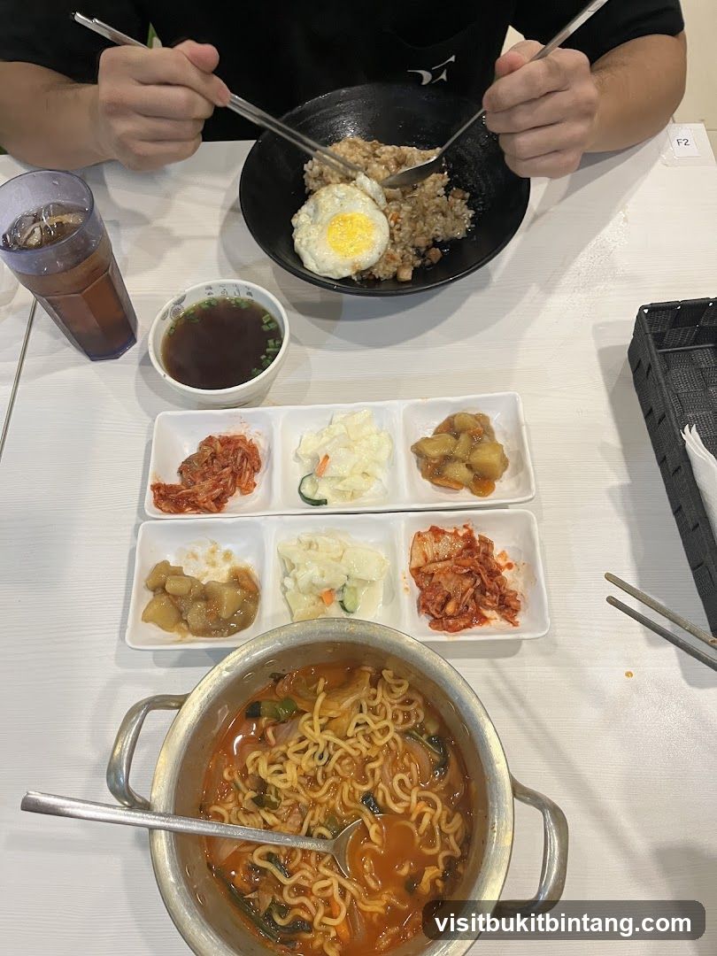 Korean Meal with Banchan