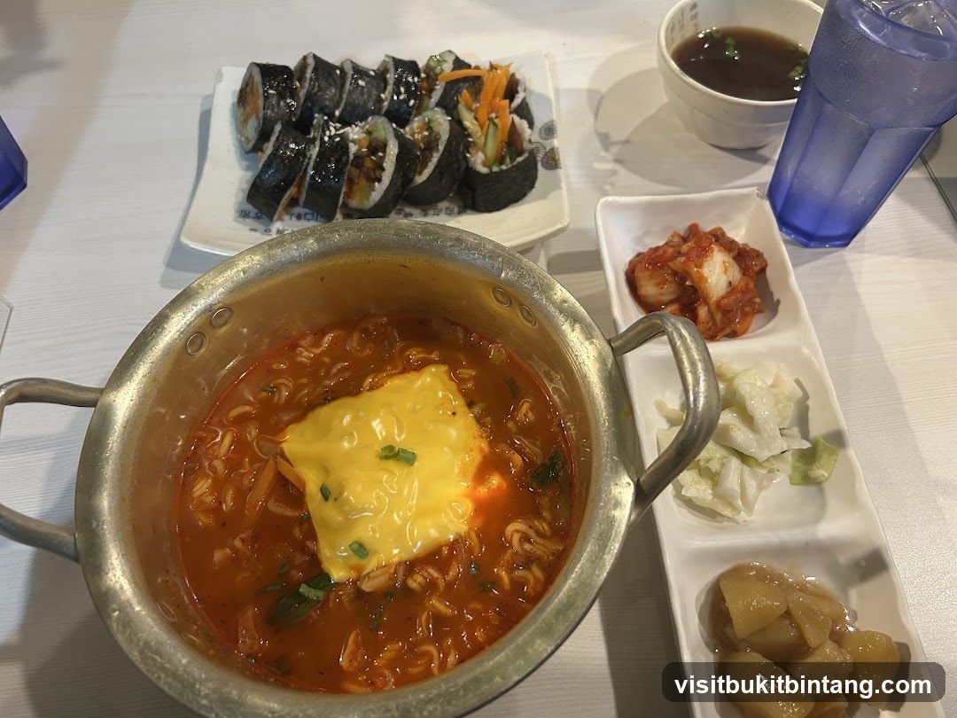 Korean Food Spread