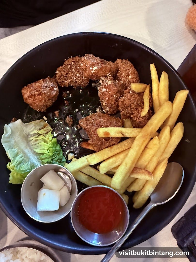 Fried Chicken and Fries