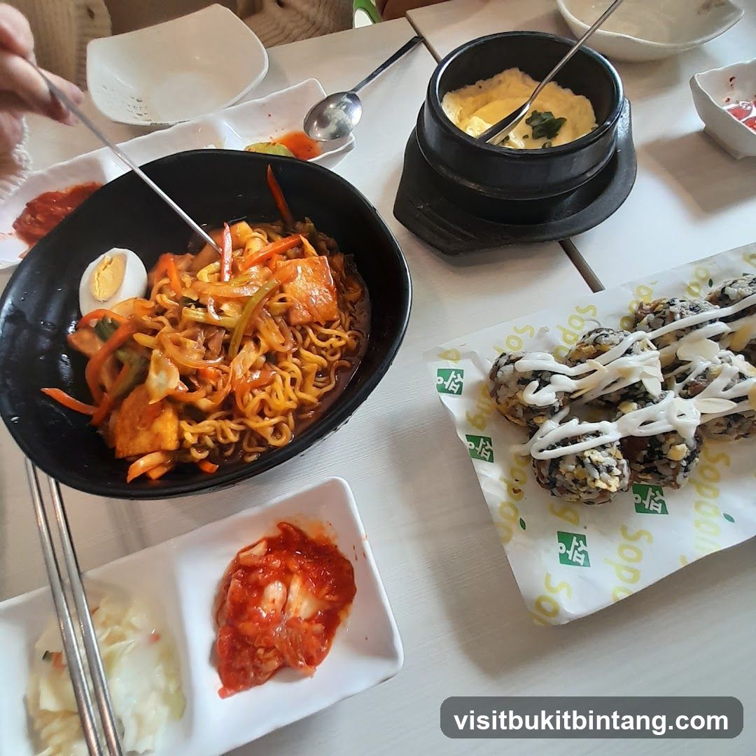Korean Food Spread