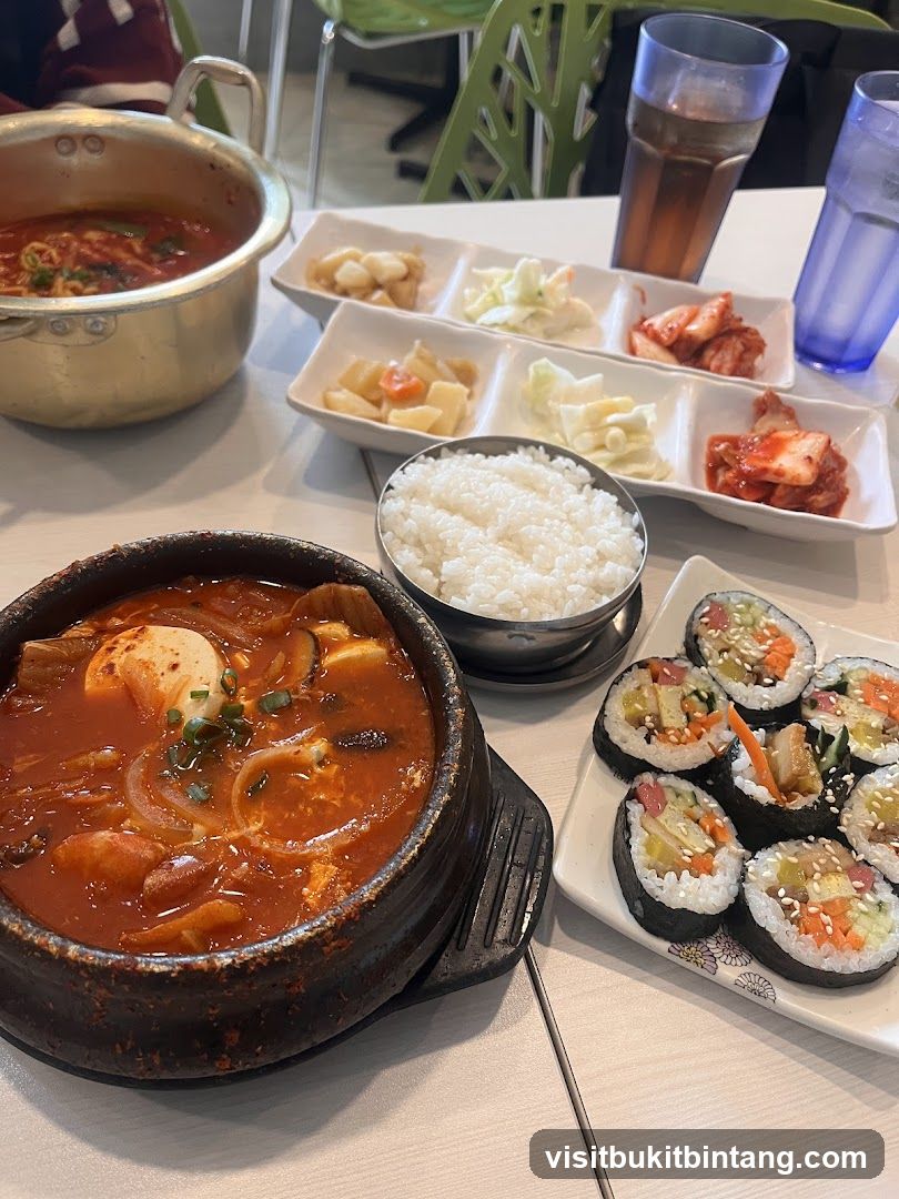 Korean Food Spread