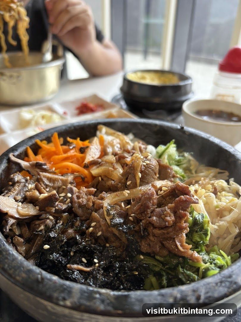 Bibimbap in a Stone Bowl