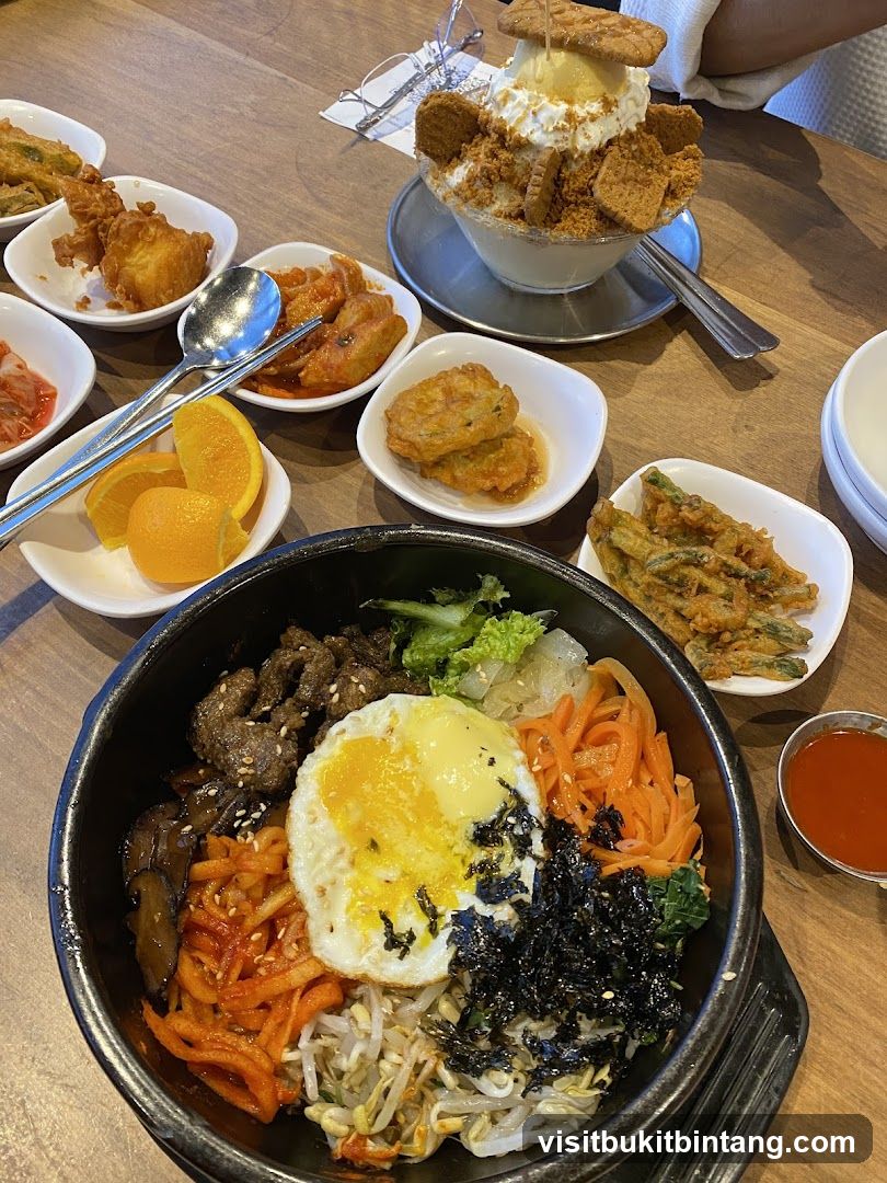 Korean Food Spread