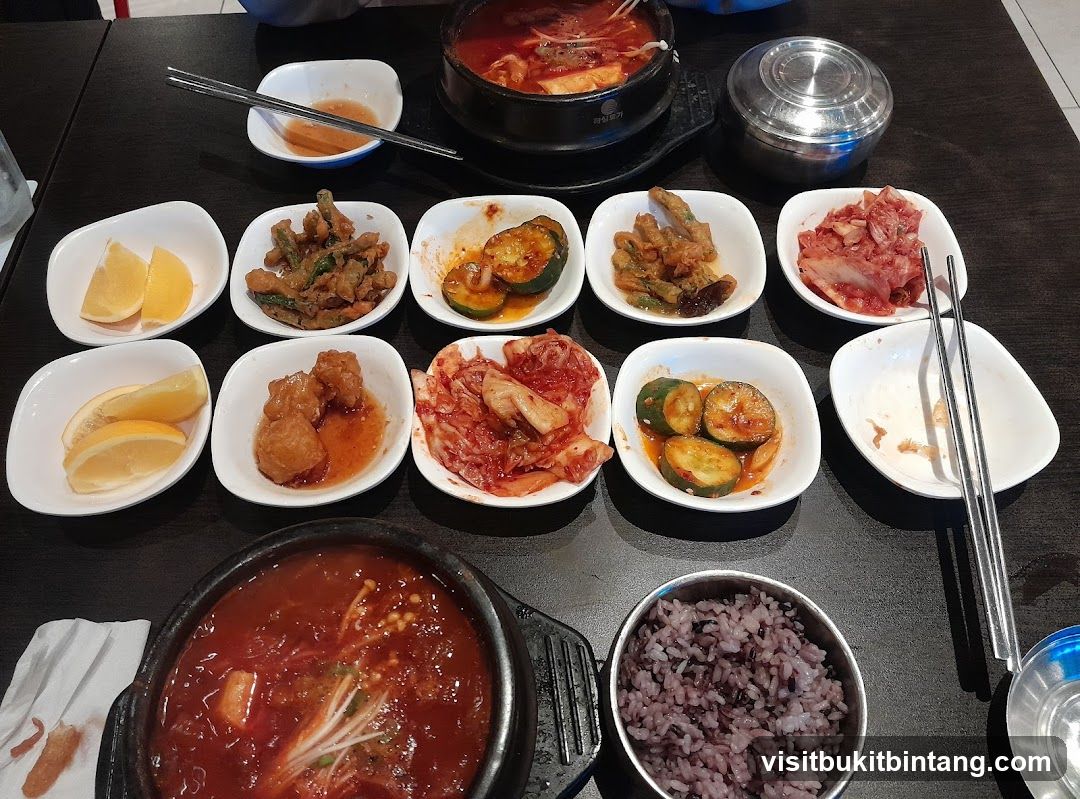 Korean Food Spread