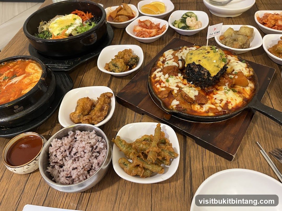 Korean Food Spread