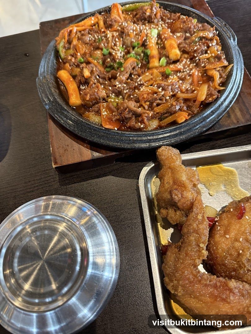 Korean Stir-Fried Beef and Chicken Wings