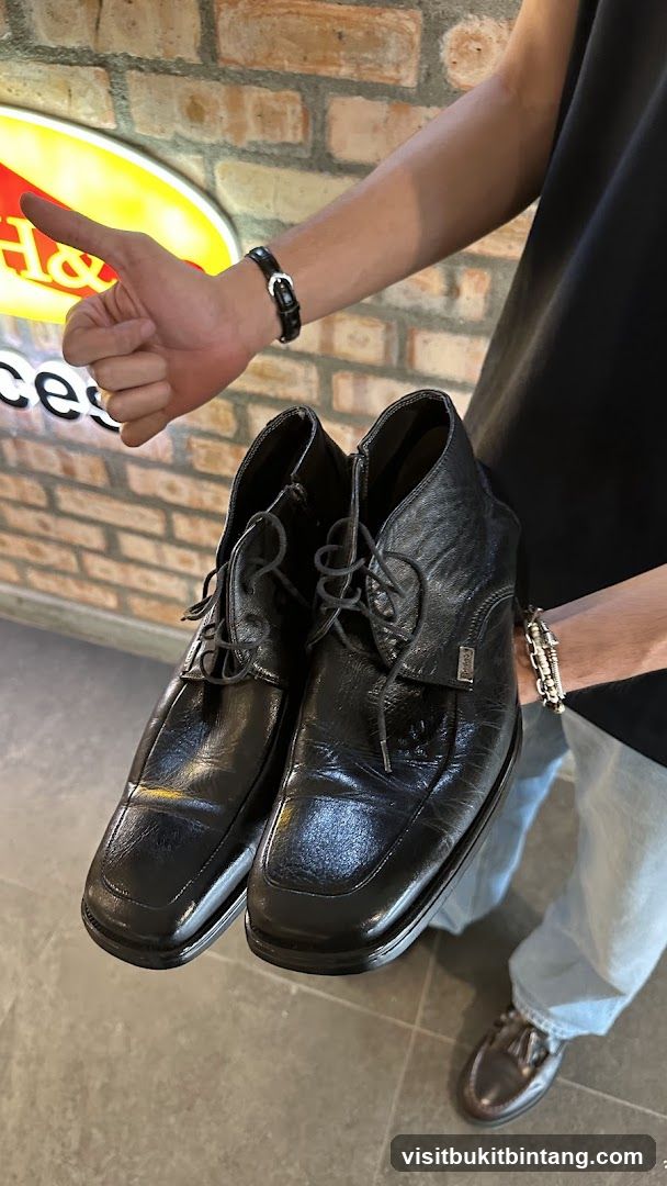 Black Leather Boots