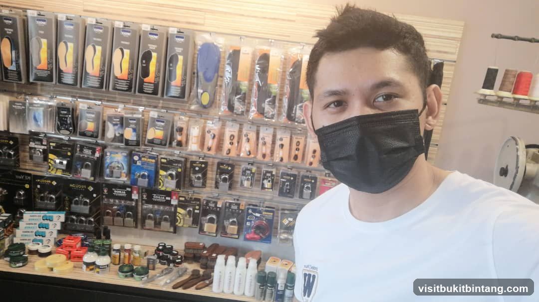 Man in a Mask in a Store