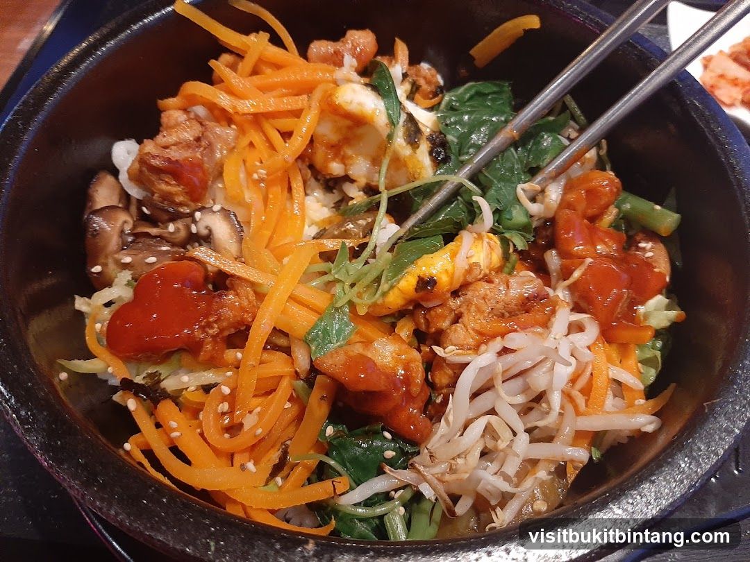 Bibimbap in a Stone Bowl