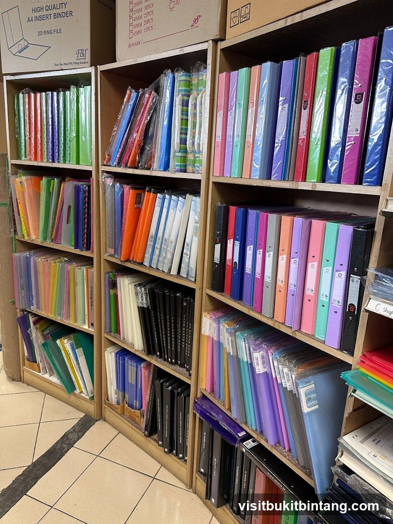 Stationery Store Shelves