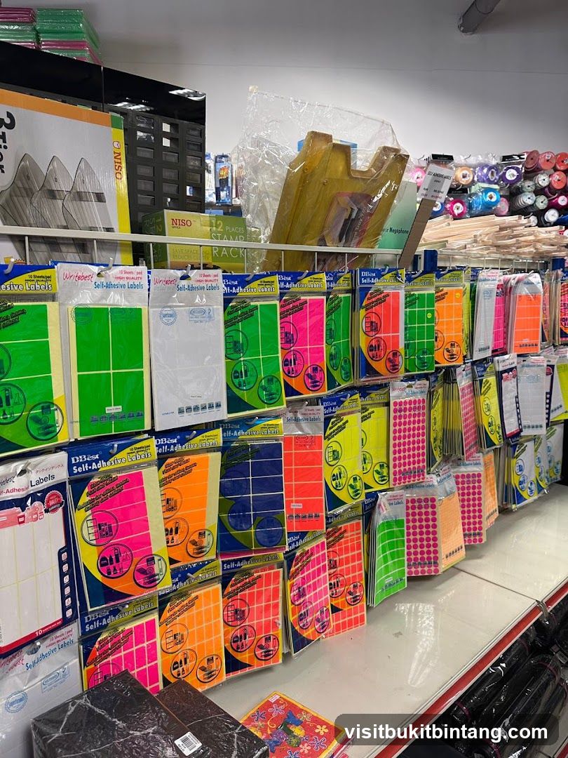Stationery Store Shelves
