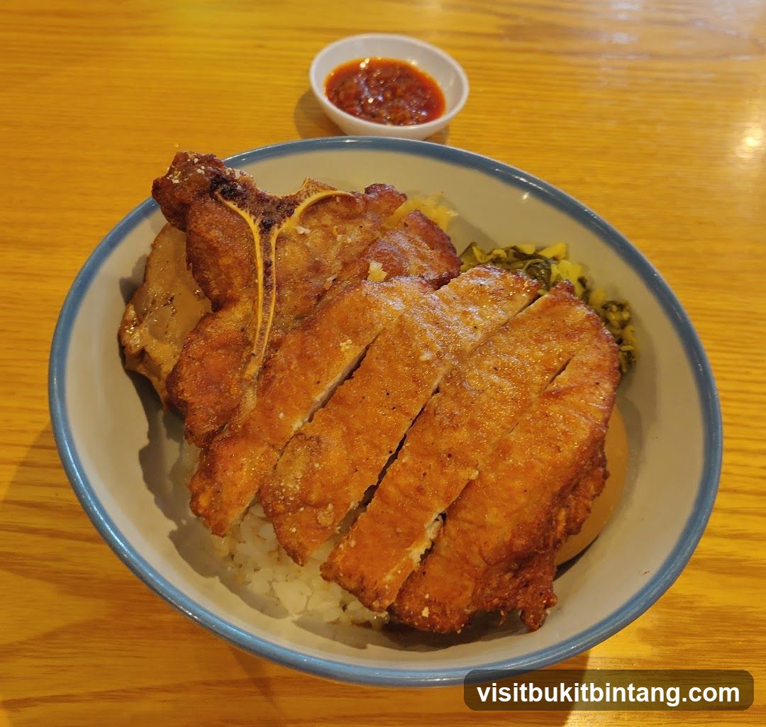 Pork Chop Rice Bowl