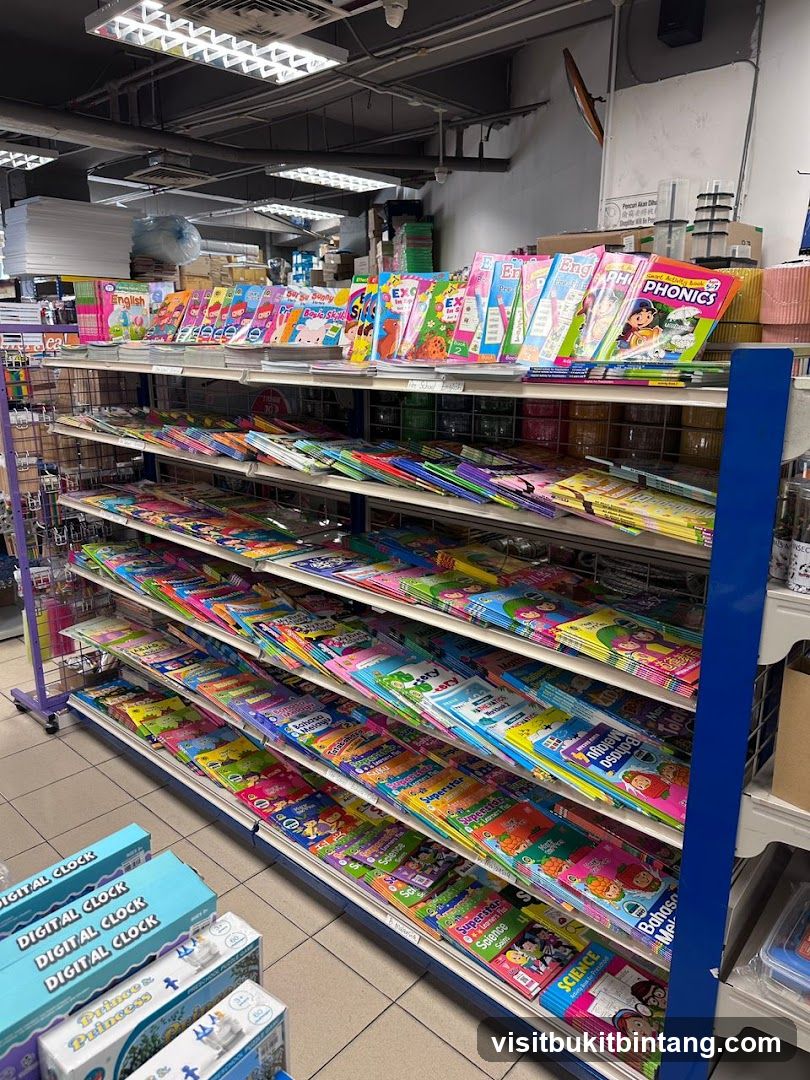 Stationery Store Shelves