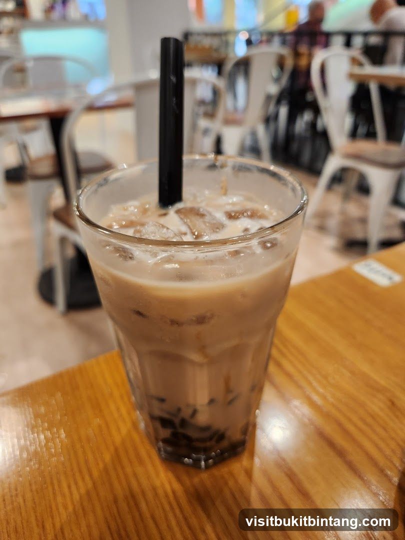 Iced Milk Tea with Boba