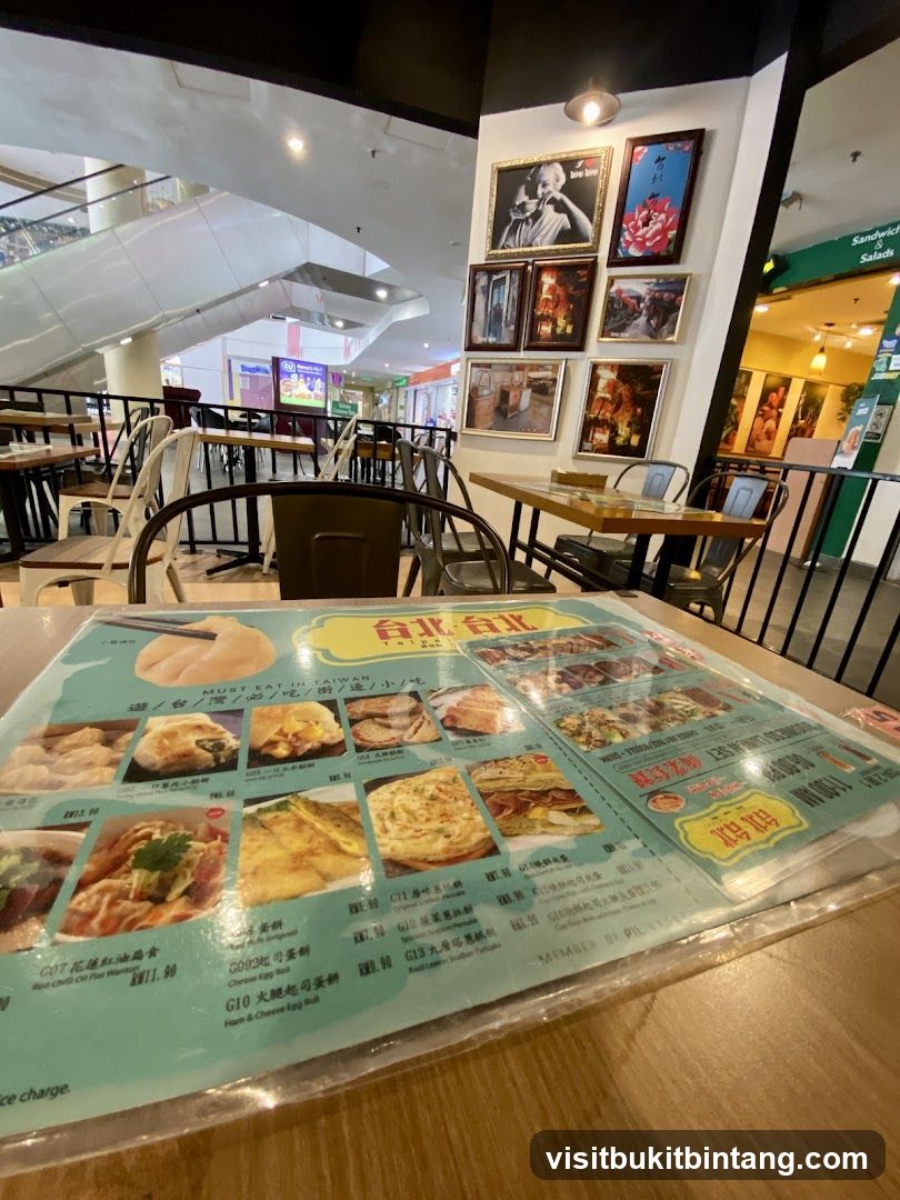 Taipei Taipei Menu