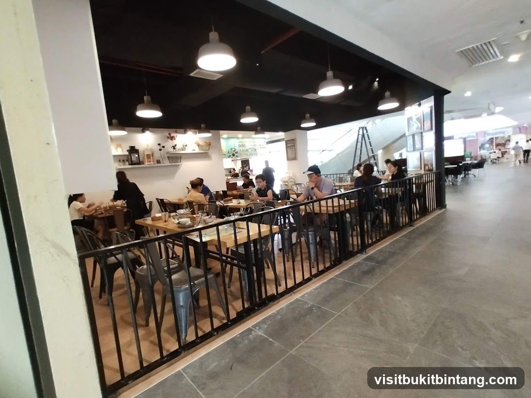 Restaurant Interior with Diners