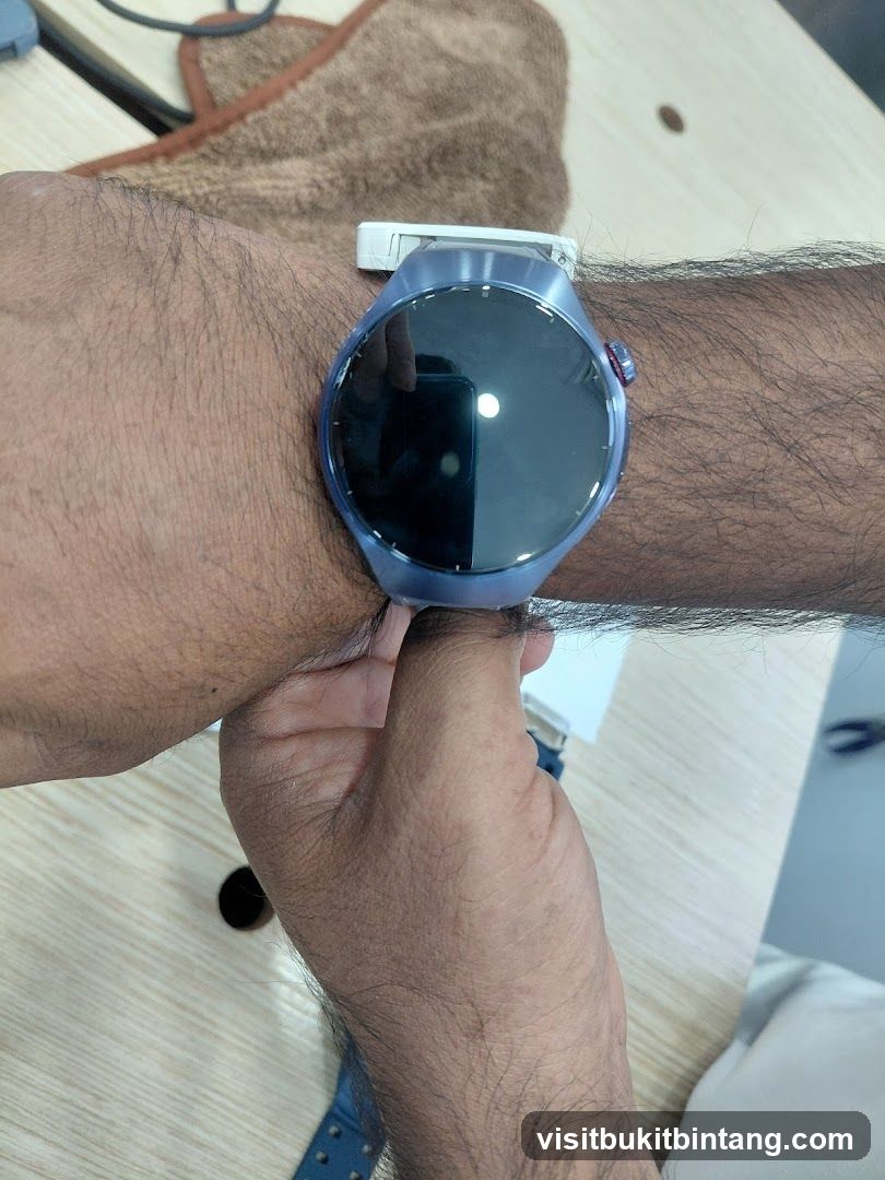Smartwatch on wrist
