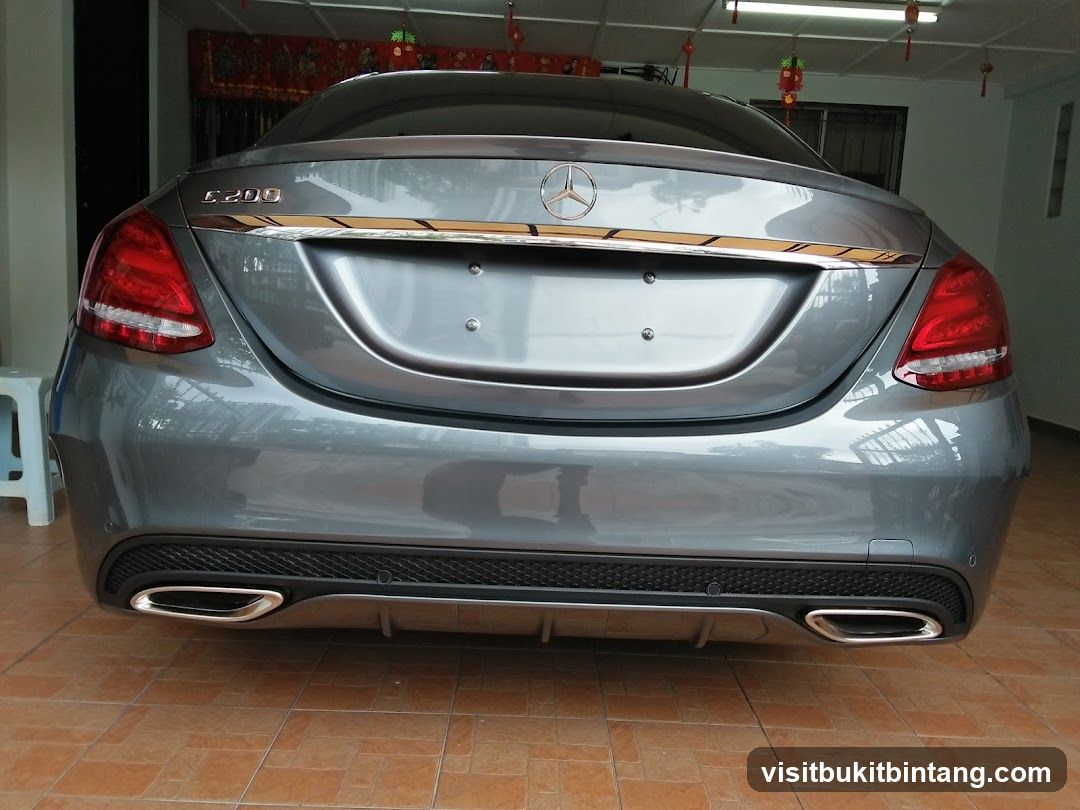 Mercedes-Benz C200 Rear View