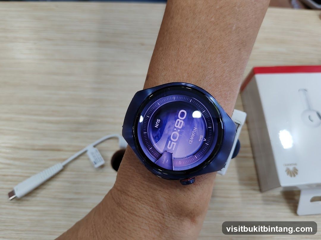 Smartwatch on wrist