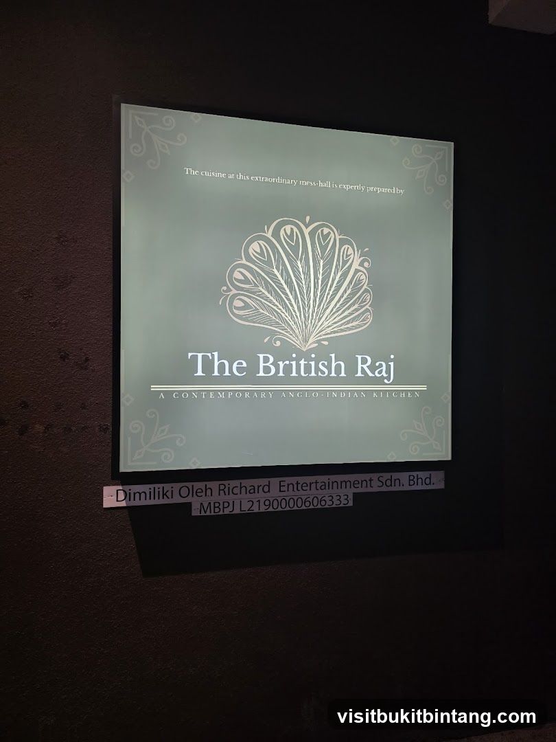 The British Raj Sign