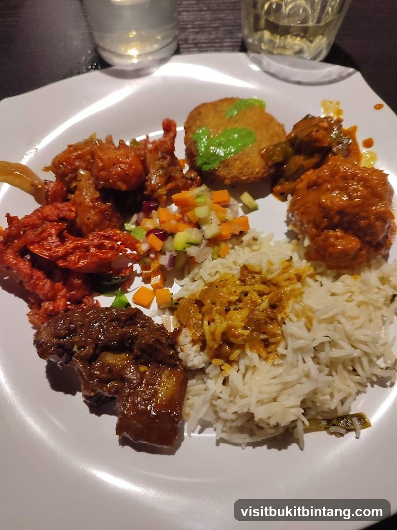 Plate of Indian Food