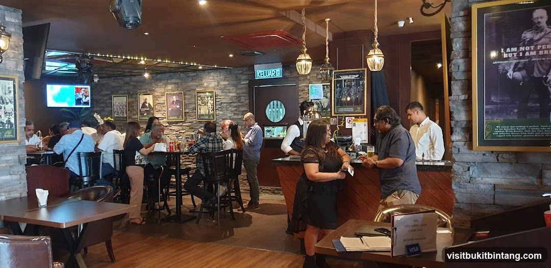 Bar Interior with Patrons