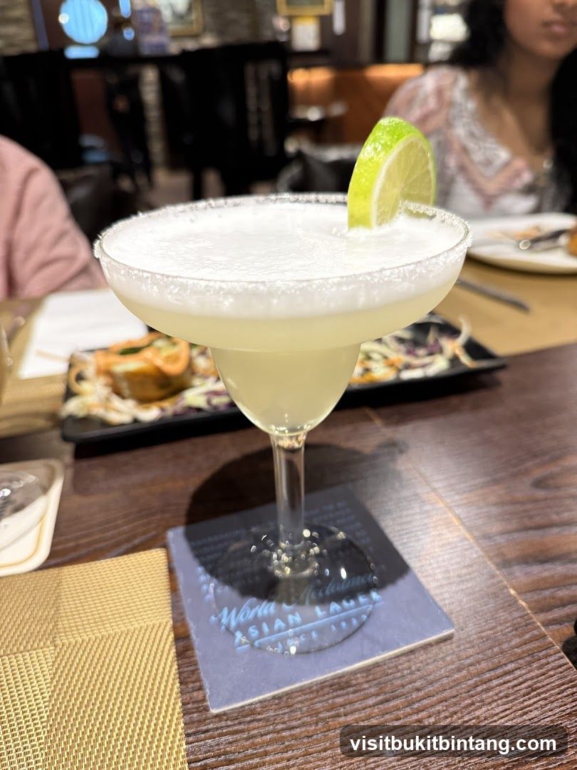 Margarita with Lime and Salt Rim
