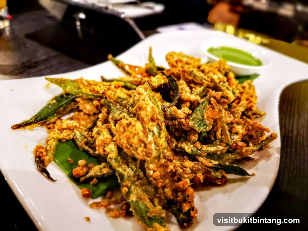 Crispy Fried Okra with Dipping Sauce