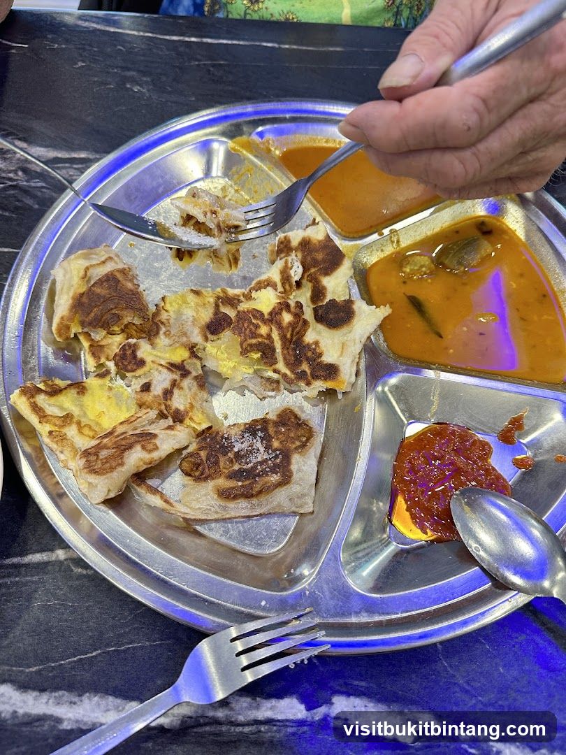 Roti Canai with Curries