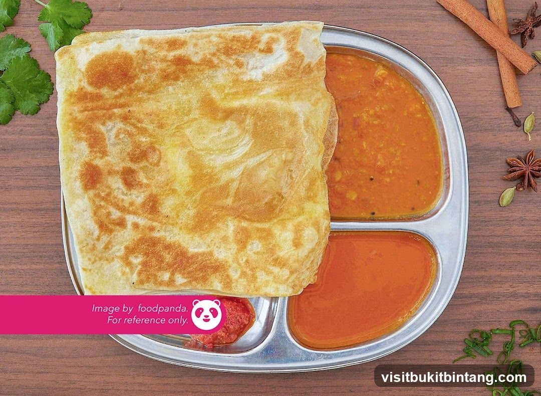 Roti Canai with Curries