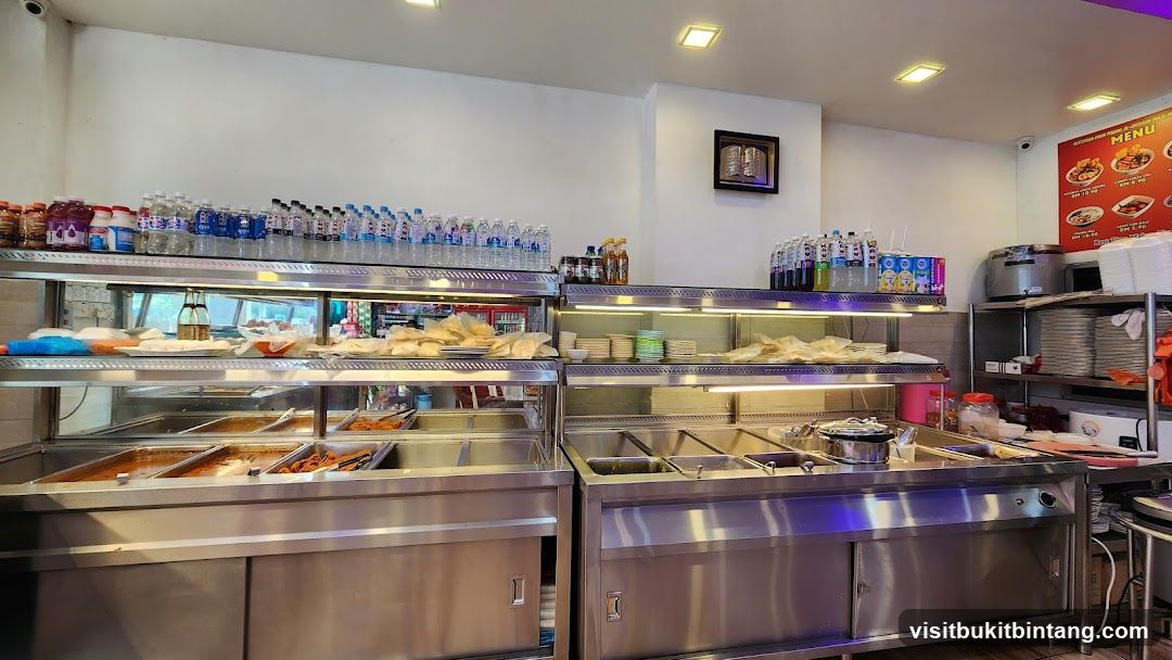 Food Display and Drinks