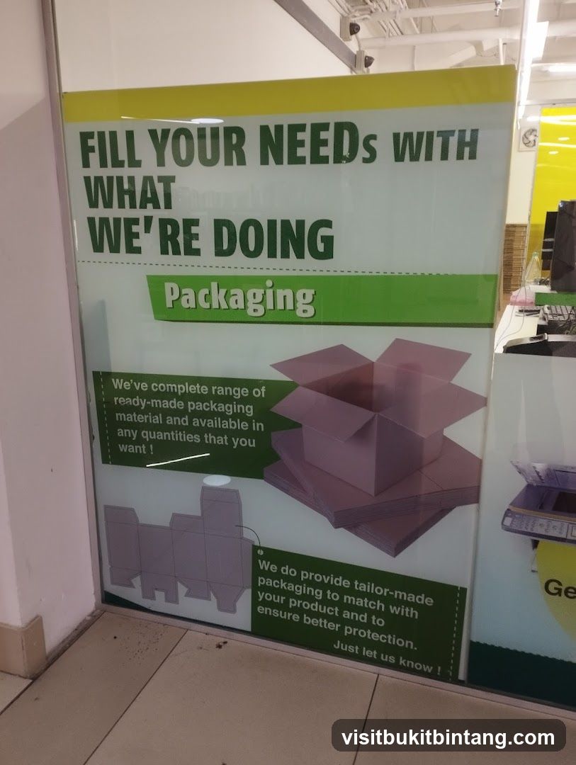 Packaging Services Advertisement