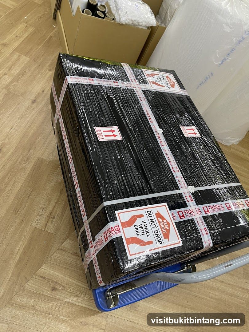 Fragile Package on Dolly