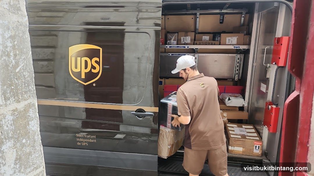 UPS Delivery Driver Loading Packages