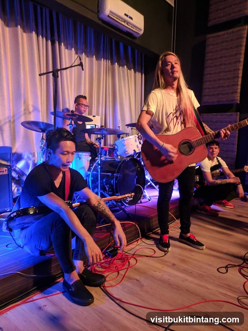 Band Performing on Stage