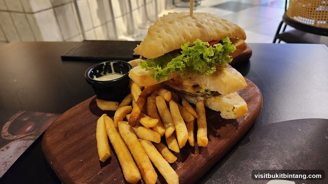 Burger and Fries