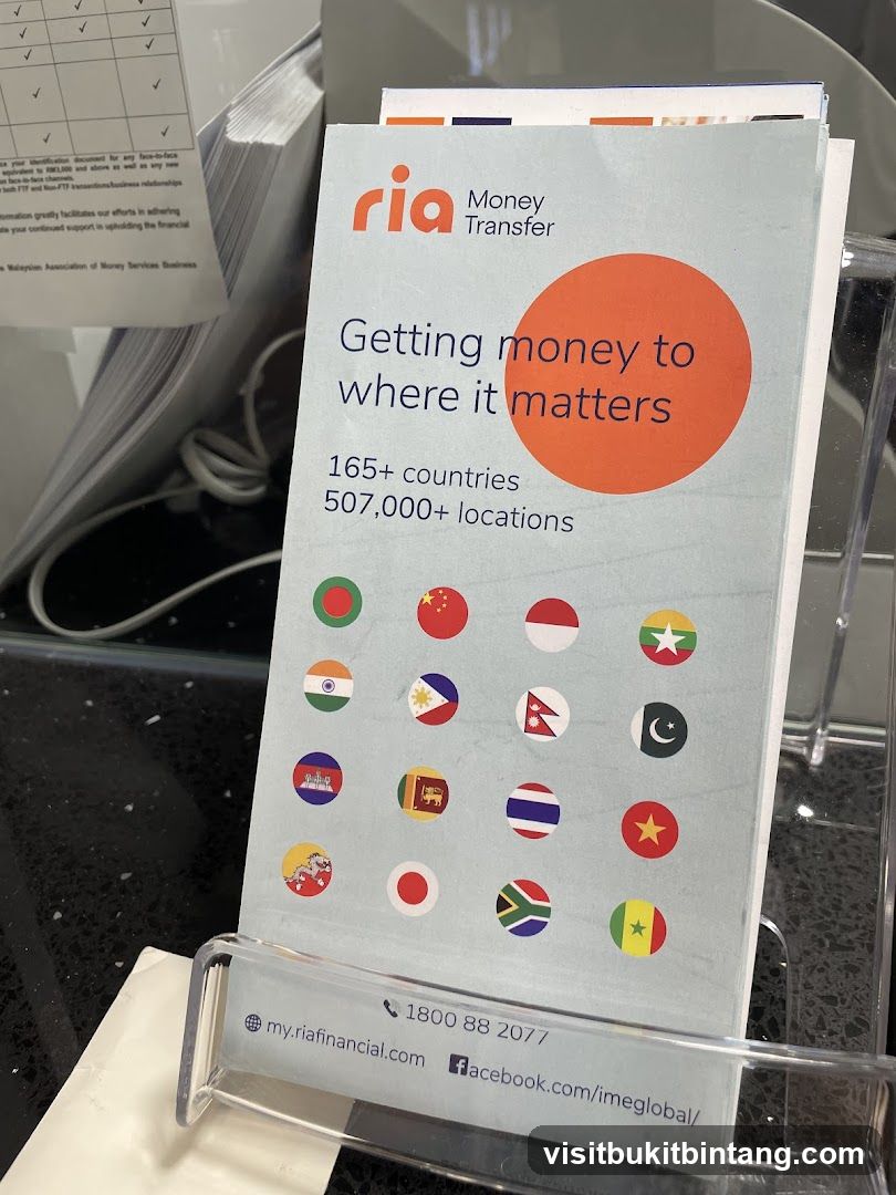 Ria Money Transfer Brochure