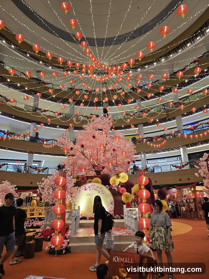 Mall Interior Decorated for Lunar New Year
