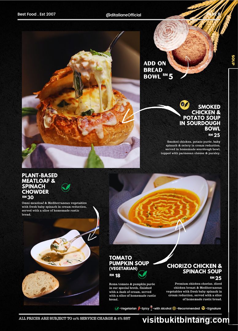 Soup Menu