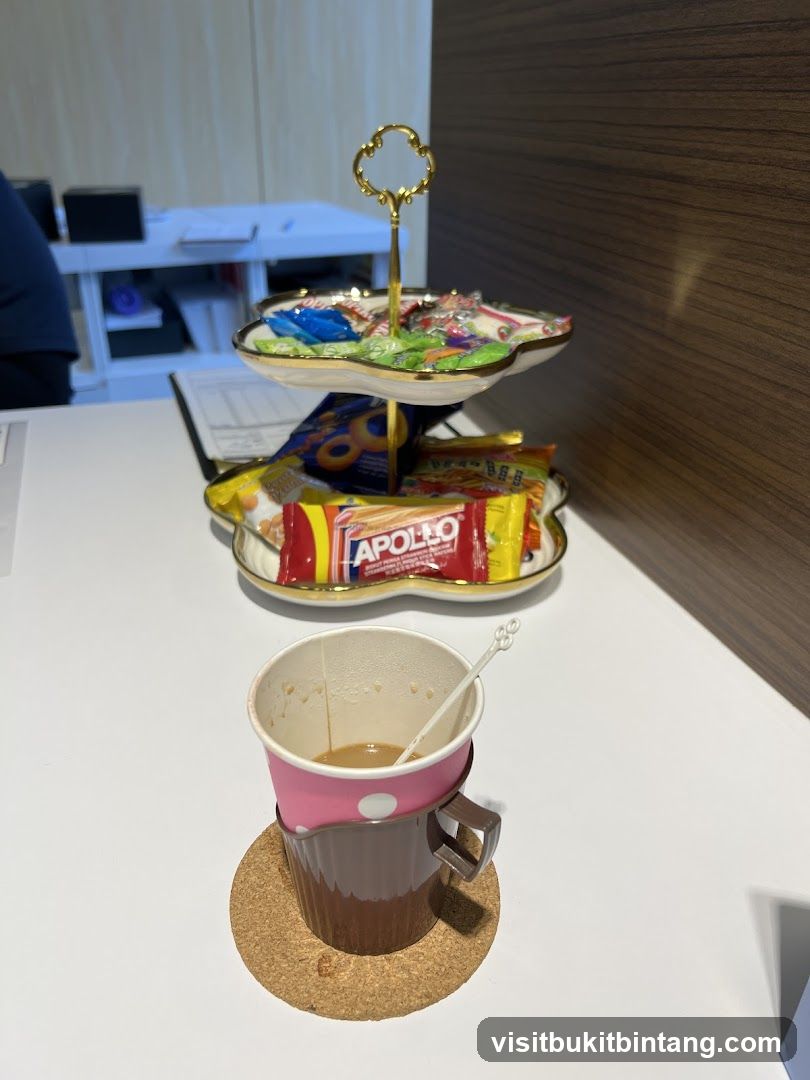Snack Tray and Coffee