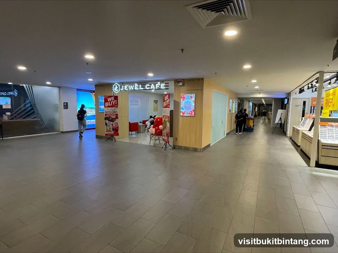 Jewel Cafe and surrounding shops